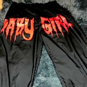 Baby girl dripped sweat pants